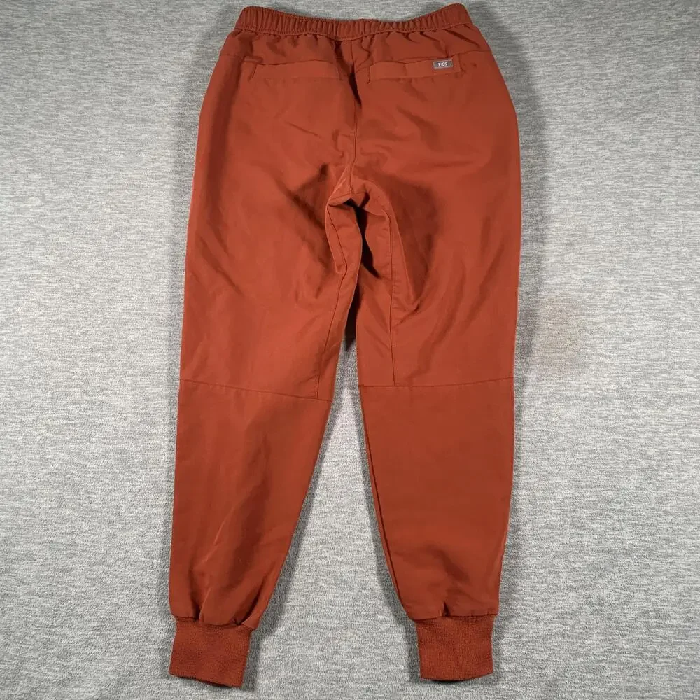 FIGS Pants Mens XS Orange Technical Collection Jogger Scrub Workwear Stretch